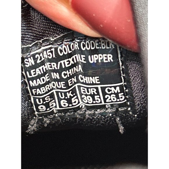 Skechers Womens Black Rhinestone Slip-On Sneakers Size 9.5 Comfortable Casual Sh - Picture 9 of 9